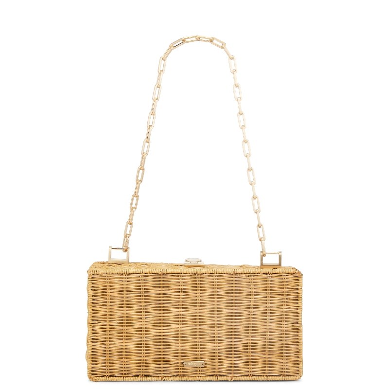 Cult Gaia BACKGAMMON 手拿包 中性色调 性感REVOLVE小众新款