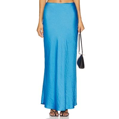 [冬季新品]NIA NATHALIA 半身裙 蓝色REVOLVE小众新款