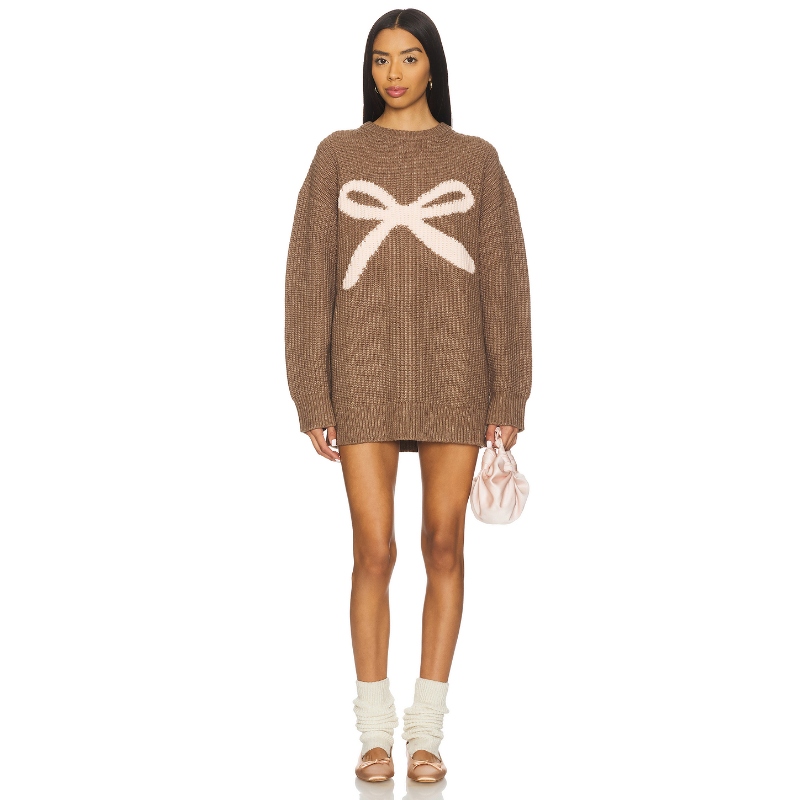 MAJORELLE JUNIA 裙子 棕色REVOLVE小众新款