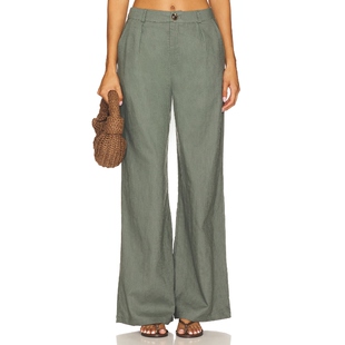 [春季新品]SNDYS HALE 长裤 橄榄色美式休闲风REVOLVE小众