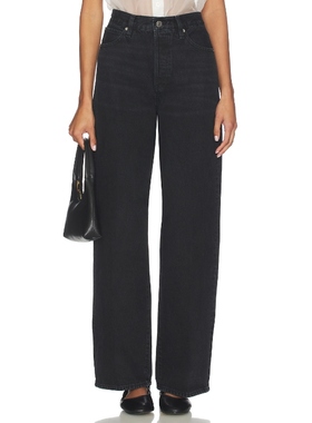 FRAME COLLEGIATE 阔腿 黑色 美式复古风REVOLVE小众新款