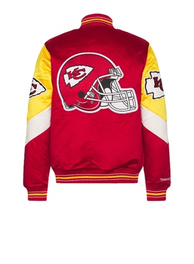 Mitchell & Ness NFL 夹克 红色REVOLVE小众新款