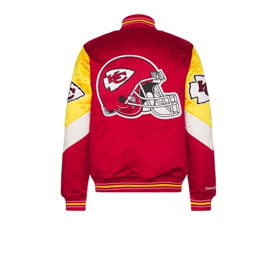 [春季新品]Mitchell & Ness NFL 夹克 红色REVOLVE小众新春季