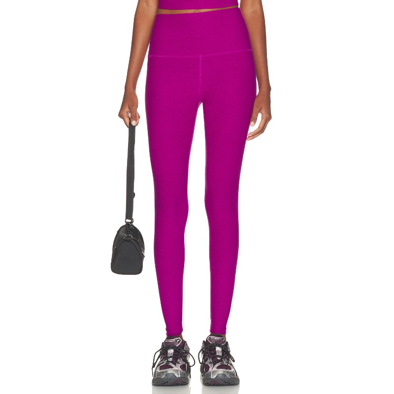 Beyond Yoga玫红裤装辣妹风早秋新品高腰修身运动长裤REVOLVE