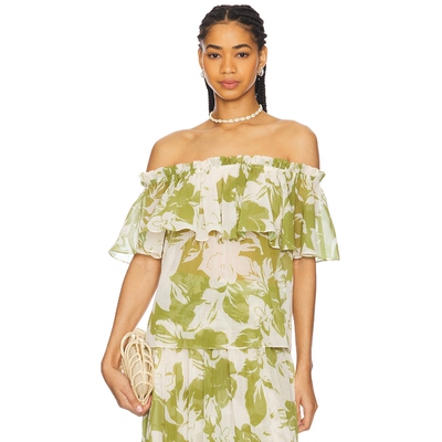 [春季新品]MISA Los Angeles ADAH 上装 绿色REVOLVE小众新款