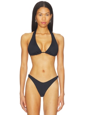 POST SWIM LOLO 比基尼文胸上装 黑色REVOLVE小众新款