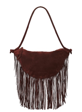 Freda Salvador ERIKA 复古流浪包 酒红色REVOLVE小众新款