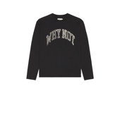 威少潮牌 WHY 长袖 Honor NOT Gift 黑色 T恤 The REVOLVE小众新款