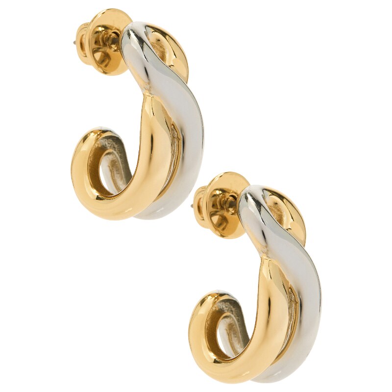 Demarson ODELL 圆环耳饰 金属银色REVOLVE小众新款