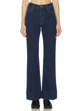 ROLLA'S EASTCOAST 喇叭口 蓝色美式复古风REVOLVE小众新款