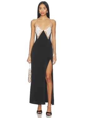 Nue Studio PERLA 裙子 黑色REVOLVE小众新款