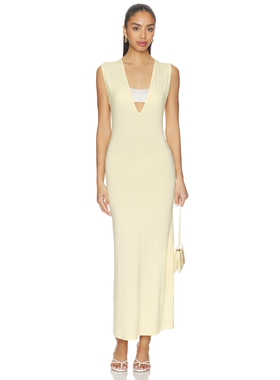 Artless Forever Tate Plunge Midi Dress revolve小众新款