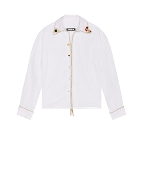 Kody Phillips EMBELLISHED L/S LASSO SHIRT 衬衫 白色REVOLVE小