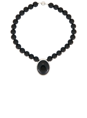 Julietta JUDE 垂褶项链 黑色REVOLVE小众新款