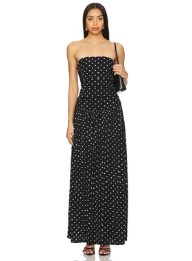 MORE TO COME PARAISA 裙子 黑色REVOLVE小众新款