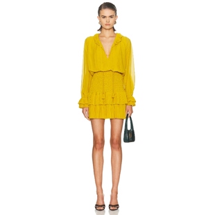 深黄色REVOLVE小众新款 裙子 SICILY Alexis