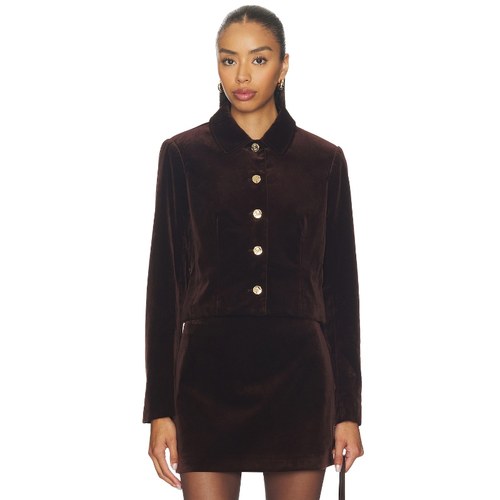 ASTR the Label VOX 外套 棕色 老钱风REVOLVE小众新款