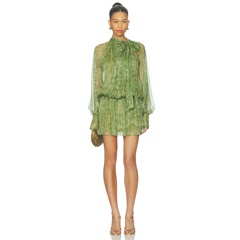 Alexis HAILEY 裙子 绿色REVOLVE小众新款