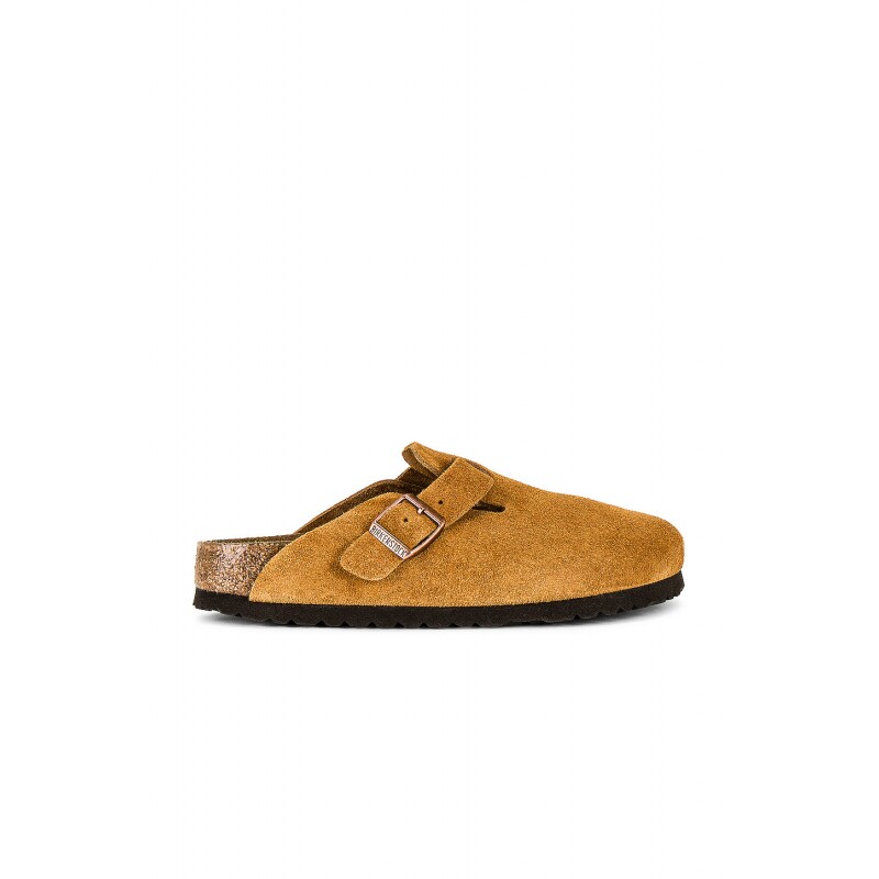 BIRKENSTOCK BOSTON 木底鞋 休闲时尚潮流REVOLVE 棕黄色