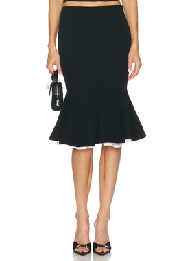 LOBA ANYA 半身裙 黑色REVOLVE小众新款