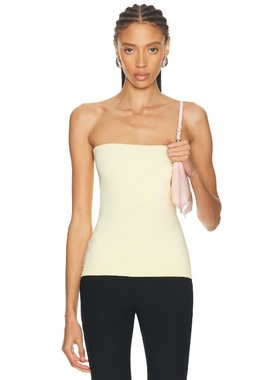 JACQUEMUS 上装 黄色 y2k辣妹风REVOLVE小众新款