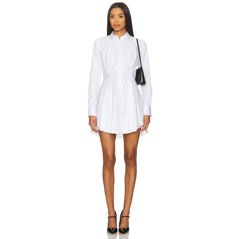 [早秋新品]fleur du mal ZOE 连衣裙 白色REVOLVE小众