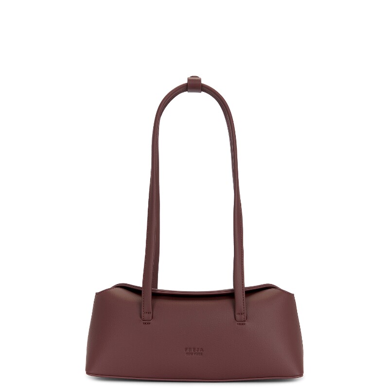 Freja New York 早秋新品酒红色腋下包休闲通勤单肩手提包REVOLVE