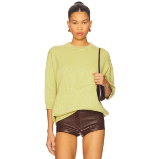 [春季新品]SER.O.YA JACEY 毛衣 绿色REVOLVE小众冬季保暖