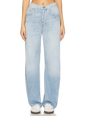 [冬季新品]Lovers and Friends 丹宁牛仔裤蓝色复古 REVOLVE小众