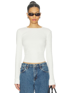 RE/DONE BABY T恤 白色 y2k辣妹风REVOLVE小众新款