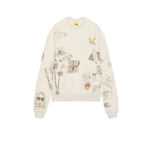 Starts REVOLVE小众新款 Monday 圆领运动衫 DOODLE Diet