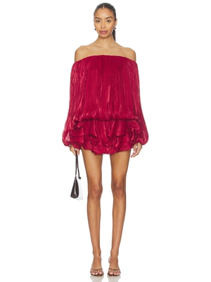 The Bekk ELORA 裙子 revolve春季新品穿搭 葡萄酒色