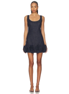 self-portrait DRESS 裙子 蓝色REVOLVE小众新款