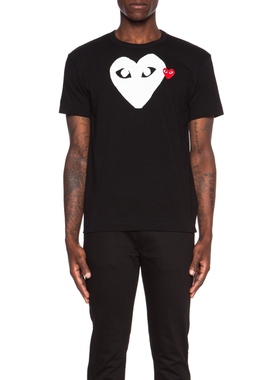 COMME des GARCONS PLAY RED EMBLEM 棉T恤 REVOLVE小众新款