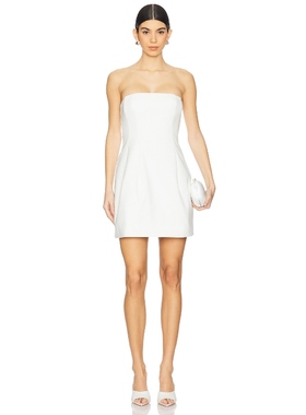 SIMKHAI ARTA 抹胸连衣裙女夏 白色REVOLVE小众新款