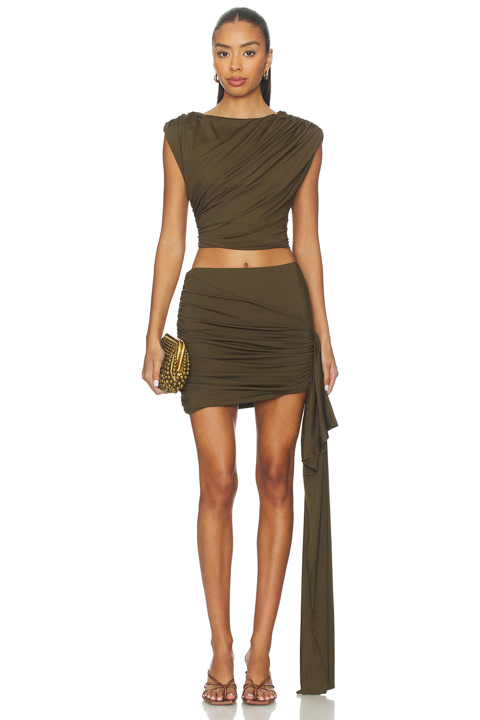 superdown 半身裙套装 橄榄色revolve小众新款,女装/女士精品,连衣裙,淘宝优惠券,粉丝福利购,淘宝优惠卷