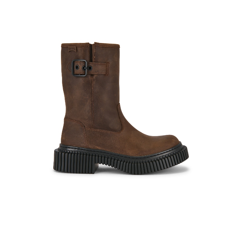 Camper PIX BERLIN 靴子 棕色 y2k辣妹风女款REVOLVE小众新款