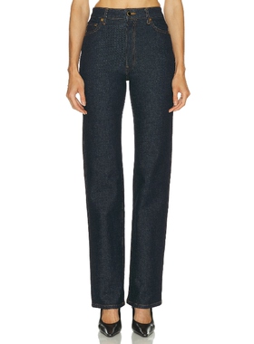 KHAITE DANIELLE 牛仔裤 蓝色 美式复古风REVOLVE小众新款