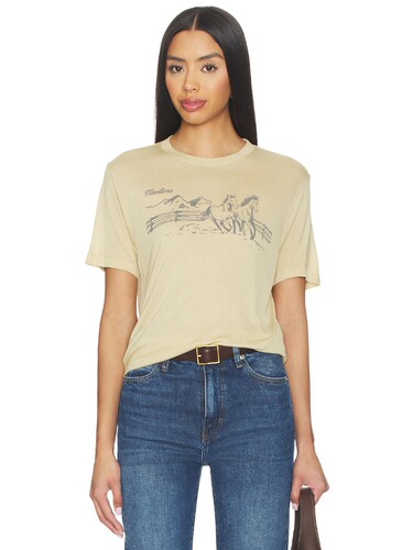 Junk Food MONTANA HORSES THE VINTAGE TISSUE TEE 图案T恤 revo
