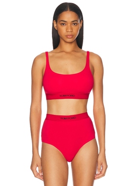 TOM FORD 汤姆福特 比基尼文胸上装 红色REVOLVE小众新款