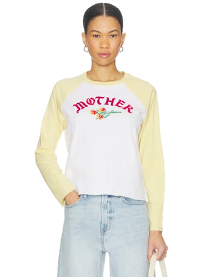 MOTHER VINTAGE T恤 revolve小众新款 White,Lemon