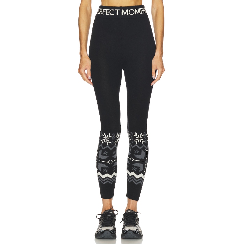 Perfect Moment NORDIC 打底裤 黑色 美式休闲风REVOLVE小众新款