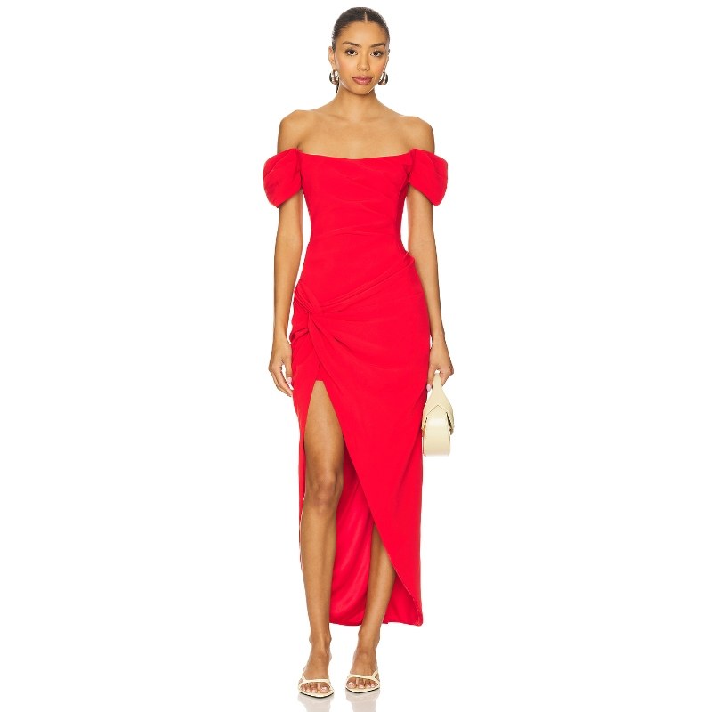 [冬季新品]Lovers and Friends ANNIE 裙子 红色REVOLVE小众,女装/女士精品,连衣裙,淘宝优惠券,粉丝福利购,淘宝优惠卷