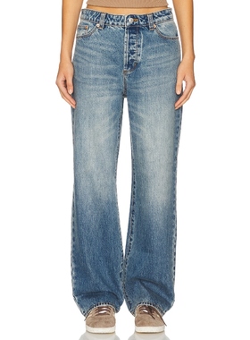 [冬季新品]ROLLA'S SUPER LOOSE 阔腿 蓝色美式复古风REVOL