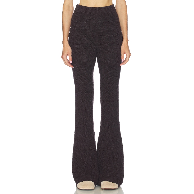 Camila Coelho NIKA 长裤 巧克力色 美式休闲风REVOLVE小众新款