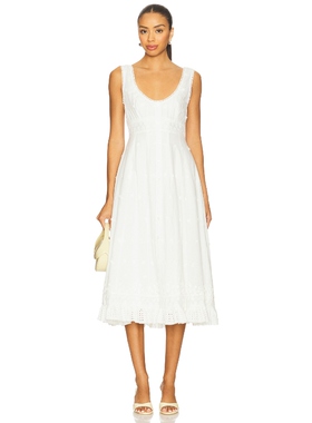 GUIZIO FLORRIE 裙子 白色REVOLVE小众新款