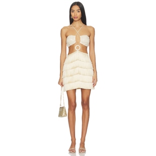 米色REVOLVE小众新款 裙子 DRESS PatBO