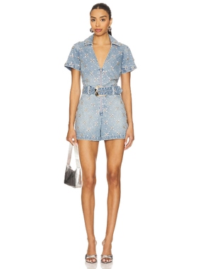 Show Me Your Mumu DOLLY 连衫裤 蓝色REVOLVE小众新款