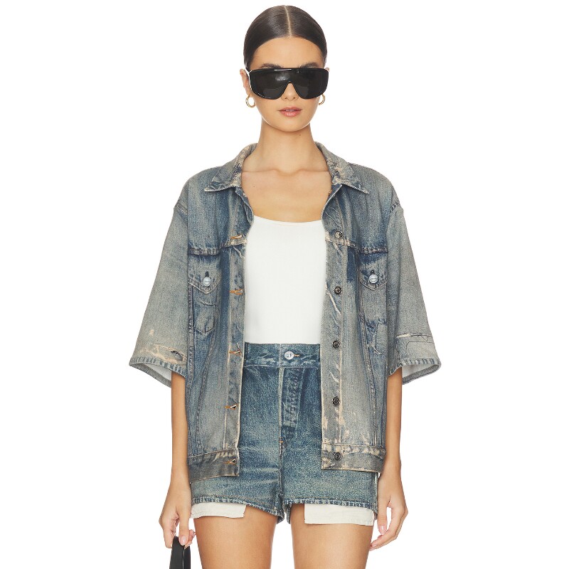 ALLSAINTS JUNI TERRY 衬衫 26早秋新品 revolve小众新款