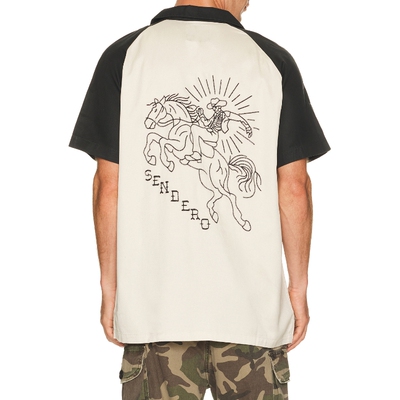 Sendero Provisions Co.米白色早秋新品上衣复古风T恤REVOLVE